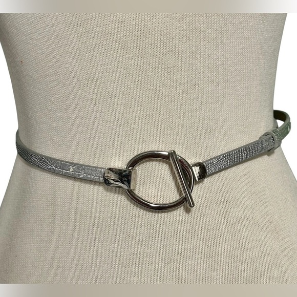 Express Silver O-Ring Belt - Picture 1 of 7